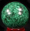 Gorgeous Polished Malachite Sphere - Congo #39399-2